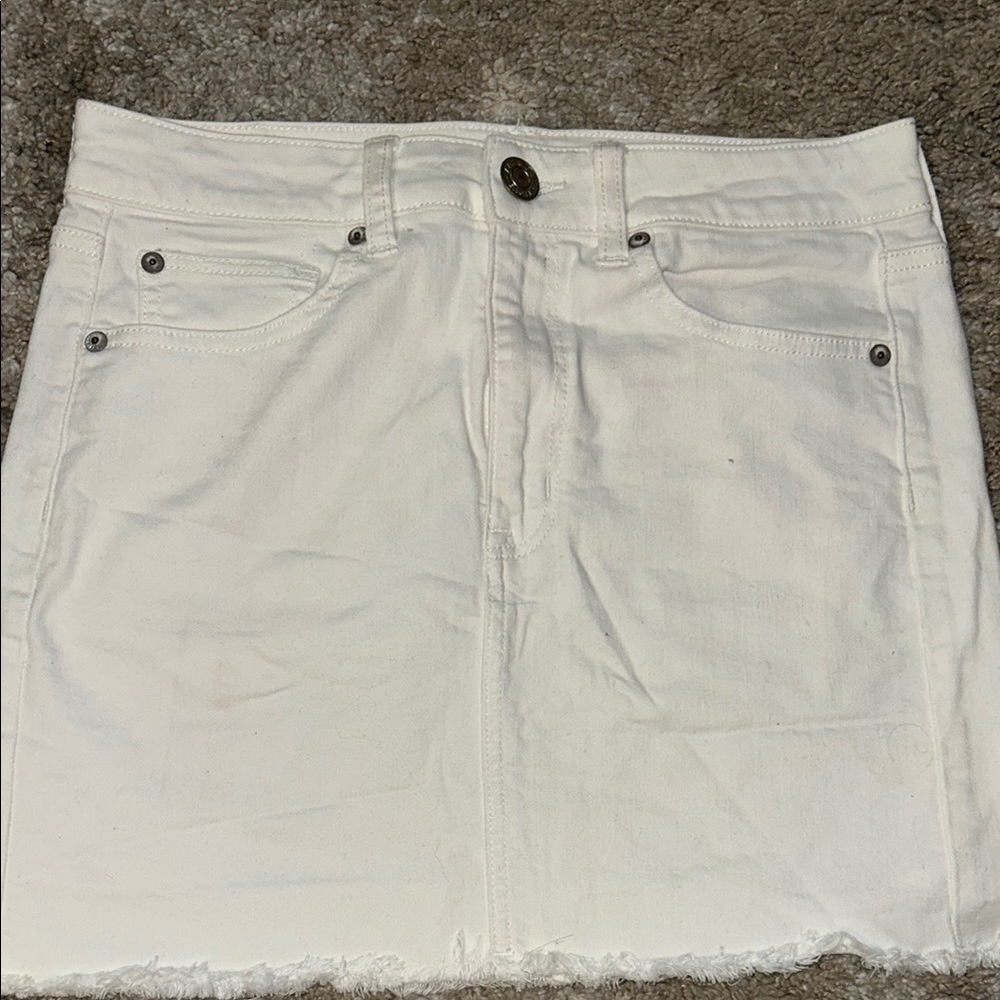 American Eagle Outfitters White Mini Skirt